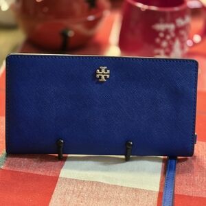 Tory Burch Blue Wallet